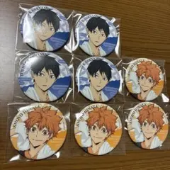 ハイキュー 極楽湯 缶バッジ 日向翔陽 8点セット - メルカリ