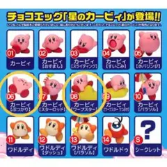 チョコエッグ 星のカービィ カービィ ぶつかり・ワープスターセット