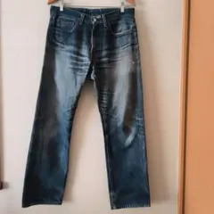 Levis 505 Big E アメリカ製 5115 デニム ジーンズ L 牛革