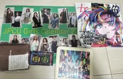 競輪 グッズ まとめ売り ガールズカレンダー、タオル、あすまき軍団Tシャツなど