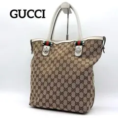 希少✨【GUCCI】 GG柄 シェリーライン トートバッグ ショルダー ウェブ