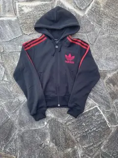 00s adidas zipパーカー　レディース