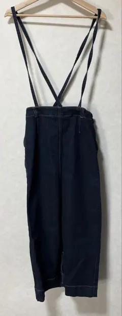 ロペピクニック デニムスカート フロントスリット 紐付き 82cm丈 美品