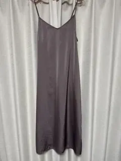 UNIQLO ユニクロ ダークブラウン キャミワンピース ロングワンピース