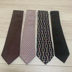 【最終値下げ】多様なデザイン ネクタイセット 4本