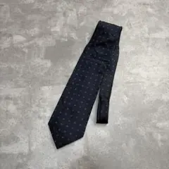 made in Japan vintage silk necktie navyのサムネイル
