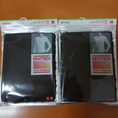 【新品未開封】ユニクロ ヒートテック クルーネックT長袖 M ダークブラウン2枚