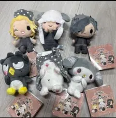 真天地開闢集団 ジグザグ × サンリオキャラクターズ マスコット全6種セット