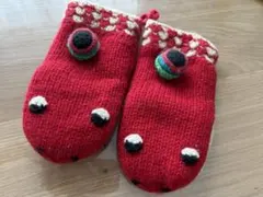 チチカカ　赤いヘビ　モチーフ　ミトンのサムネイル
