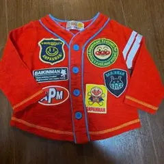 アンパンマン カーディガン 赤　80