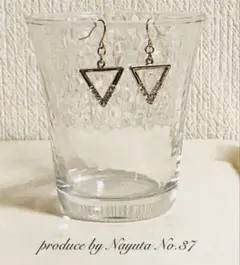 No.37 トライアングル(ゴールド)×ラインストーン