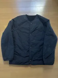 UNIQLO キルティングジャケット 150cm ブラック　黒　リバーシブル