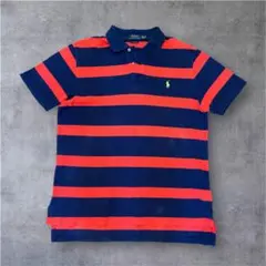 Polo Ralph Lauren ネイビー/レッド ラガーポロシャツ XL