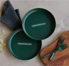 【最安値】DEAN & DELUCA バンブープレート＋フォーク（ 1組2点)