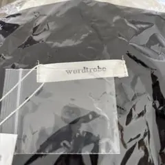 【wordtrobe】レーヨンバックティアードシャツ衿ワンピース ブラックのサムネイル