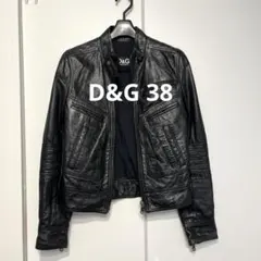 No.339 D&G レザージャケット　38