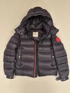 MONCLER フード付きダウンジャケット サイズ0 ネイビー