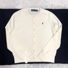 ポロラルフローレン　コットンブレンドカーディガン　現行品　QRタグ