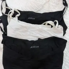 UNIQLO エアリズム キャミソール L ブラック ホワイト 3点セット