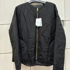 新品★ヤマダヤ　MEDOC リバーシブルキルティングコート　ファーコート★黒