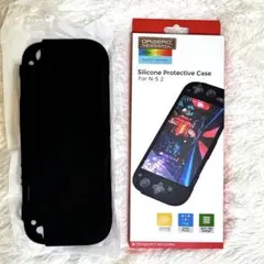 Switch 2用 保護カバー シリコンケース ブラック