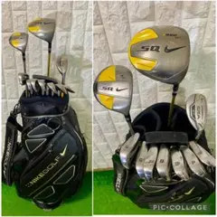 初心者おすすめ☆メンズゴルフクラブセット☆ナイキ☆ナイキ製キャディバッグ付 ゴルフ 初心者セット ナイキキャディバッグ ファウンダーズクラブ他 11