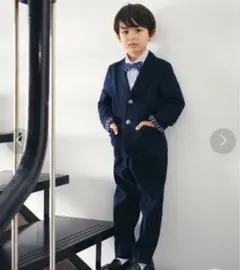 D.fesense DADWAY フォーマル スーツ 120 ネイビー 紺