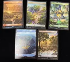 MTG FF チョコボトラックfoil 基本土地セット 10枚チョコボバンドル