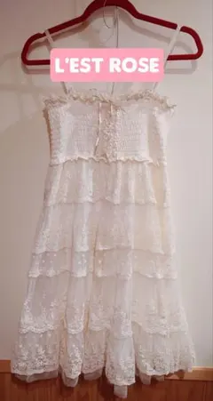 【新品未使用】L'EST ROSE 2wayミニワンピース