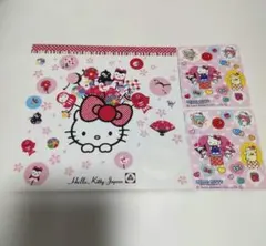 【激レア】ハローキティ ジャパン 限定大判シール&50周年ミニ セットのサムネイル