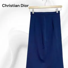 美品‼︎ ◆Christian Dior◆ ニットスカート/タイト/BULE/Ｍ