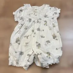 Cottoli 動物柄ロンパース 70センチ