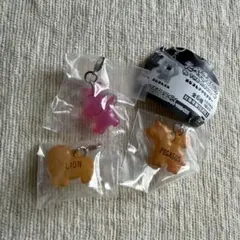 たべっ子どうぶつ　THE MOVIE めじるしチャーム ビスケット3点セット