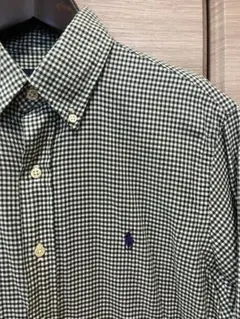 RALPH LAUREN ギンガムチェック 長袖シャツ ボタンダウンのサムネイル