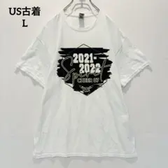 【ギルダン】半袖Tシャツ US古着 アメリカ古着 ホワイト Lサイズ