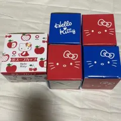 新品未使用品　ハローキティグラス　4個セット　ガラス製