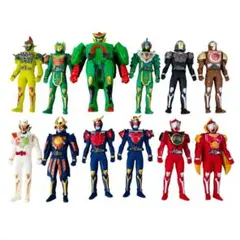 BANDAI ソフビヒーロー 仮面ライダー鎧武 12体(2013年) まとめ売り