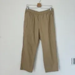 お値下げ中【ユニクロ】イージーパンツ　コットン　ベージュ XL