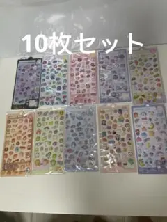 3Dシール ぷくぷくシール ボンボンドロップシール10枚セット