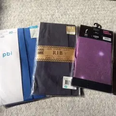 pbi M-L サポートタイツ ブルー 60デニール