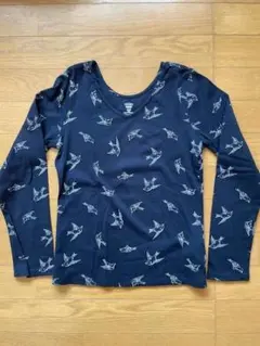 【KIDSシリーズ】OLD NAVY Vネックバード柄ネイビー：14
