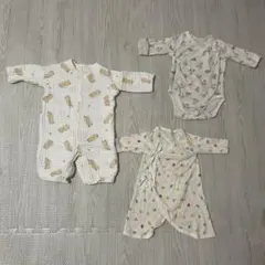 新生児服 3点セット 秋生まれ 冬 春 ミキハウス