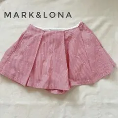 MARK&LONA マーク&ロナ スカート ストライプ Mのサムネイル