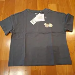 【新品】ユニクロ キッズ用Tシャツ ちいかわ×サンリオキャラクターズ