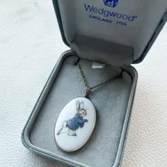 美品★【Wedgwood ウェッジウッド】ピーターラビット 陶器 ネックレスのサムネイル