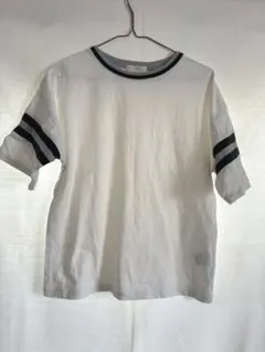 cepoホワイト ストライプ入り Tシャツ 半袖のサムネイル