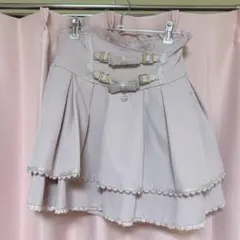 LIZLISA 2連ベルトリボンスカパン ピンク