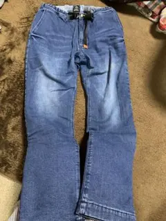 KRIFF MAYER デニムパンツ 青色 ウエスト調整可能