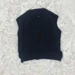 ニットベスト　バックスリット