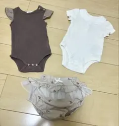 ３点セット　ペアマノン　GAP 西松屋　60 70 3-6m ロンパース　半袖